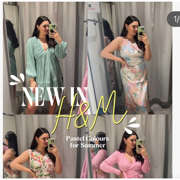 - H&M Bloggers Favorite Mint Green Textured Sleeves Driss - Picture 4 of 5